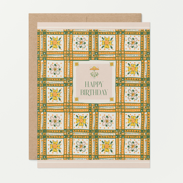 re:mused studio - Coneflower Cutie Birthday A2 Greeting Card