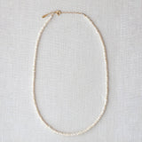 Kris Nations - Seed Pearl Necklace: Gold-Filled