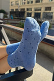Le Bon Shoppe - Polka Dot Sneaker Socks (wholesale): BLUE/NAVY