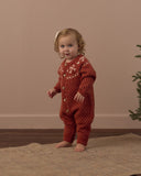 Rylee & Cru Baby Fair Isle Romper ~ Ruby