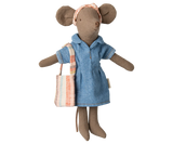 Maileg Petite Couture Denim Dress & Bag for Mum Mouse