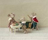 Maileg Mouse Vintage dining table ~ Off-white
