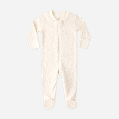 Quincy Mae Zip Long Sleeve Sleeper Footie ~ Ditsy