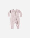 Quincy Mae Ruffle Jumpsuit ~ Lilac ditsy