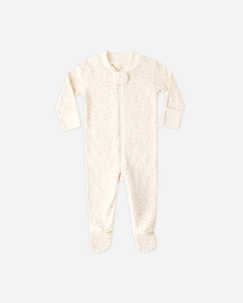 Quincy Mae Zip Long Sleeve Sleeper Footie ~ Ditsy