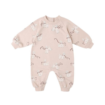 Rylee + Cru Raglan Jumpsuit ~ Poodles