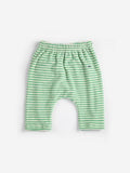 Bobo Choses Green Stripes Terry Cloth Harem Pants