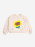 Bobo Choses Sunflower Cropped Sweatshirt