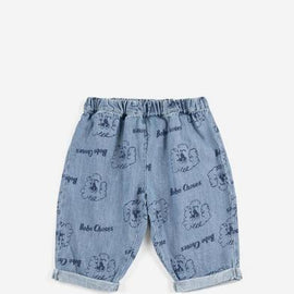 Bobo Choses Pickles The Dog all over denim pants
