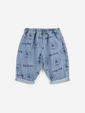 Bobo Choses Pickles The Dog all over denim pants