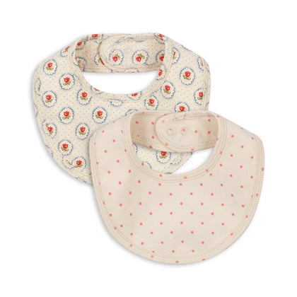 Konges Basic 2 Pack Bibs ~ Pirouette Dot