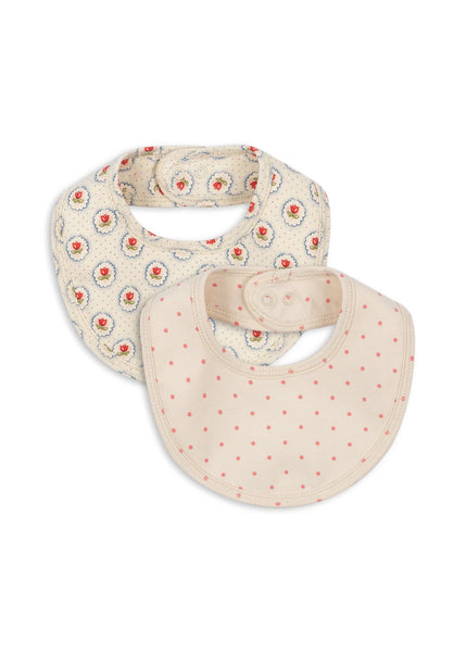 Konges Basic 2 Pack Bibs ~ Pirouette Dot