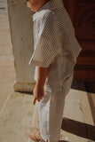 Konges Rosie H-W Duo Shirt GOTS ~ Stripe Blue