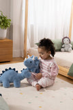 Coco Village - Dino Plush Toy - Blue Triceratop