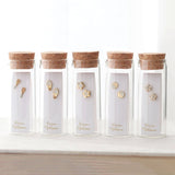 Kris Nations - Tennis Racket Crystal and Enamel Stud Earrings: 18K Gold Vermeil