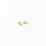 Pip Pop Post - Petite Flower Charm: Pink / Pair