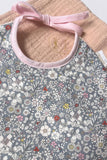 BARNABÉ AIME LE CAFÉ - Liberty® English Floral Baby Bib: Sofia