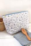 BARNABÉ AIME LE CAFÉ - Liberty® Fabric Toiletry Bags with Plasticized Interior: Nina