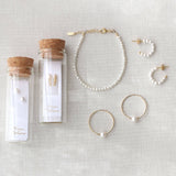 Kris Nations - Seed Pearl Bracelet: Gold-Filled