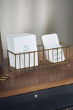 Fog Linen Work - Brass Wire Slender Basket