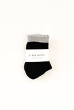 Le Bon Shoppe - Color Block Girlfriend Socks: Yellow Blue