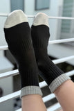 Le Bon Shoppe - Color Block Girlfriend Socks: Yellow Blue