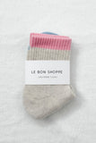 Le Bon Shoppe - Color Block Girlfriend Socks : Black Coffee