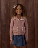 Rylee + Cru Collared Cardigan ~ Rosewood