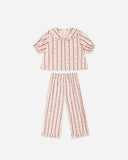 Rylee + Cru Ruffle Pajamas ~ Candy Cane Lane