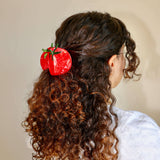 Jenny Lemons - Midi Tomato Hair Claw Clip