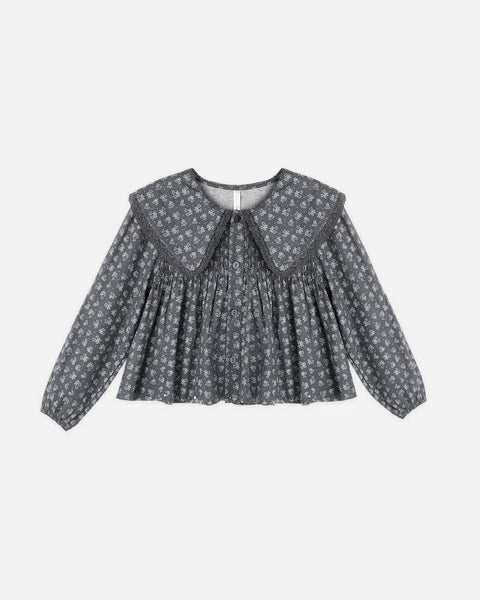 Rylee + Cru Fern Blouse ~ Heart Ditsy