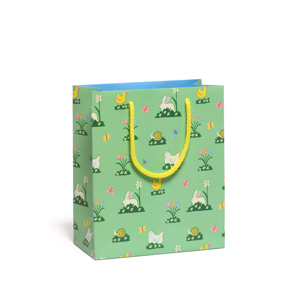 Red Cap Cards - Springtime Meadow medium gift bag: Medium