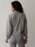 Donni Eco-Terryneck Crewneck ~ Heather-Grey