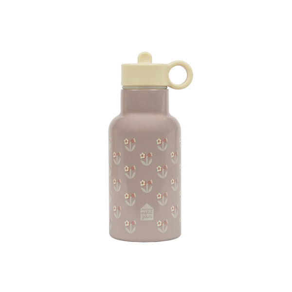 Petit Jour Paris - FL793R Insulated bottle 350ml Little Flowers: Purple / Stainless Steel / 7 x 7 x 18