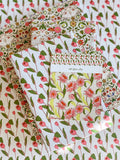 re:mused studio - Cambrifornia Gift Wrap Sheet-Double Sided: Roll of 3 Sheets