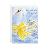 Mr. Boddington's Studio - Baby Swan - Greeting Card