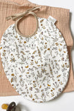 BARNABÉ AIME LE CAFÉ - Liberty® English Floral Baby Bib: Sofia