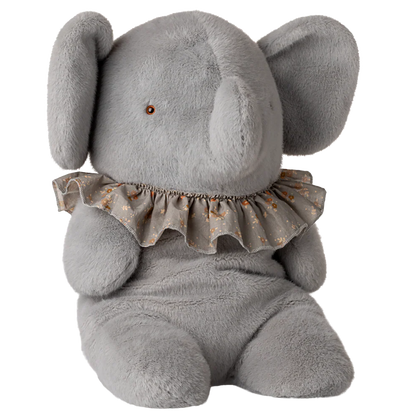 Maileg Big Plush Elephant ~ Blue/Grey