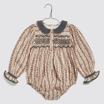 Little Cottons Emilie Romper ~ Mallory Floral