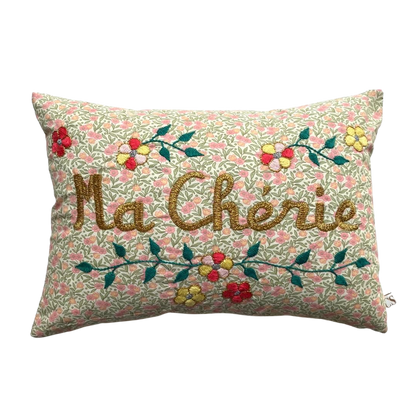 CSAO Embroidered Ma Cherie Pillow