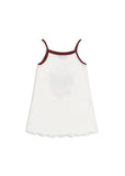 Konges Era Strap Dress OCS ~ Off White/Amarena