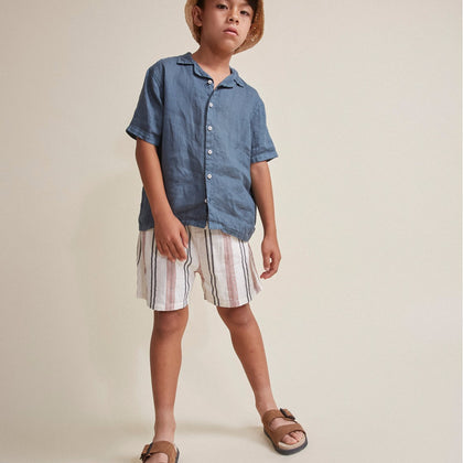 Buho Organic Stripe Bermuda Shorts