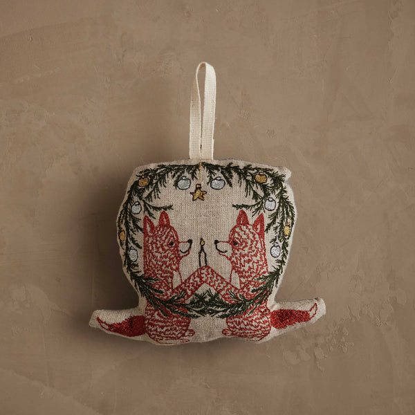 Coral & Tusk - Togetherness Foxes Ornament