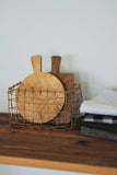 Fog Linen Work - Iron Wire Basket Rectangle