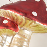 Glass Mushroom Ornament