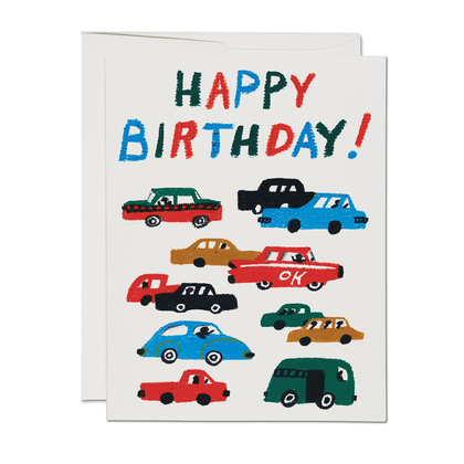 Red Cap Cards - Birthday Traffic birthday greeting card