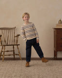 Rylee + Cru Jacques Sweater ~ Dusty Blue Stripe