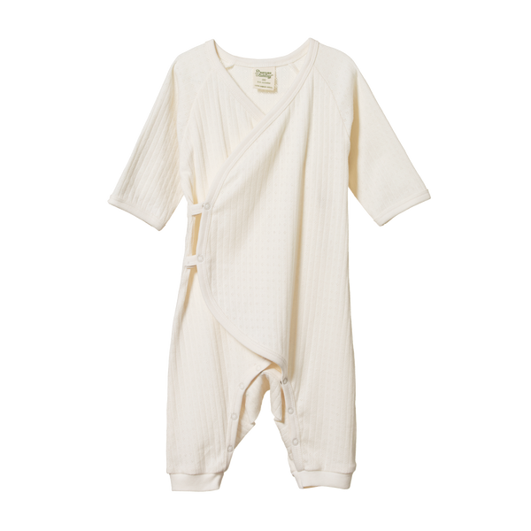 Nature Baby - Pointelle Kimono Stretch and Grow: 3-6M
