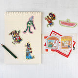 Three Potato Four - 3P4 x Richard Scarry® - Mouse Bouquet Sticker