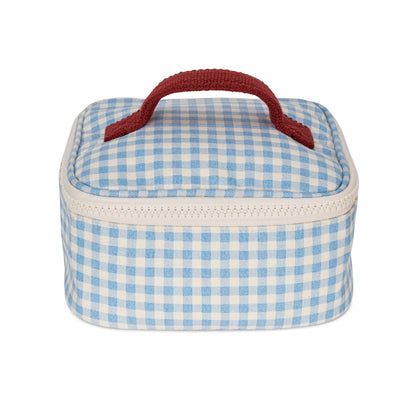 Fluf - Mini Zip Cube - Gingham Sky